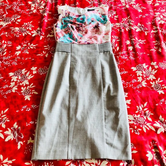 Beautiful Le Château Made-in-Canada Cowl Neck Midi Lined Pencil Dress XXS - Picture 7 of 16